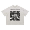 Vintage Washed Distressed Boxy Oversized T-Shirt