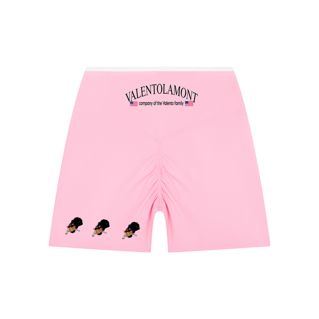 Women’s High Rise Color Block Yoga Shorts