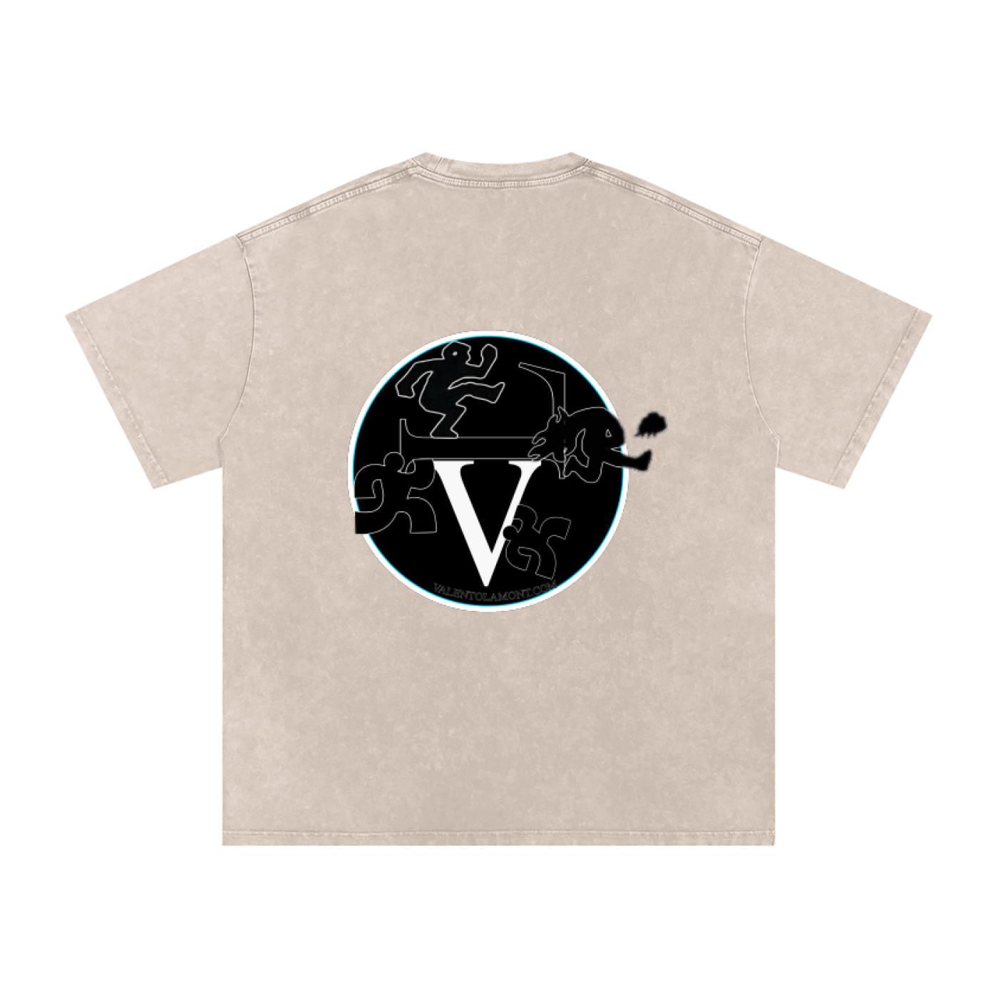 Acid Wash Oversize T-Shirt - 250 GSM