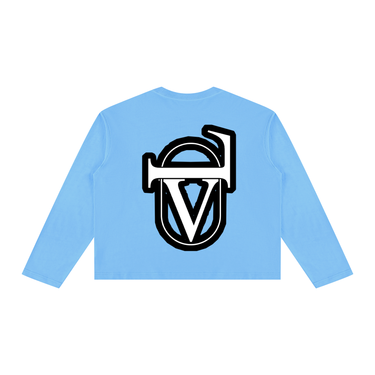 V Vintage Wash Long Sleeve Boxy T-Shirt