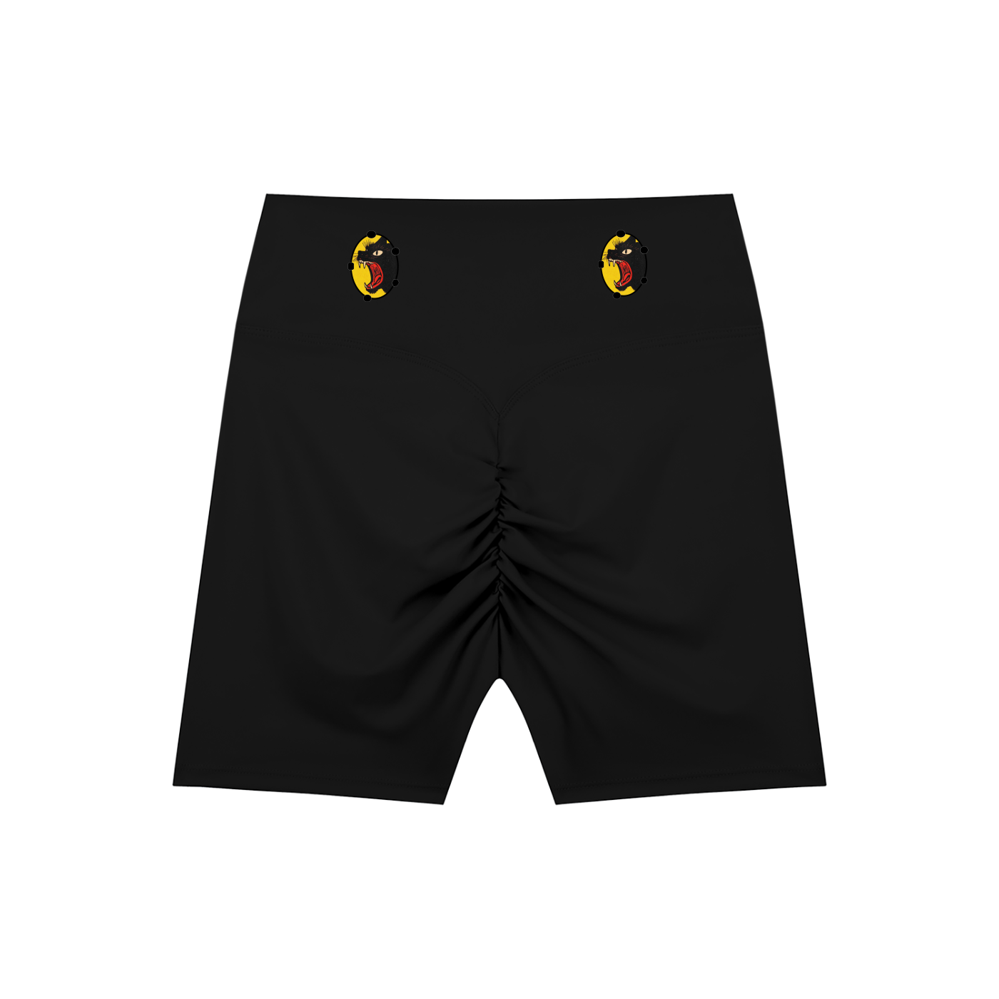 High-Waisted Blend Biker Shorts