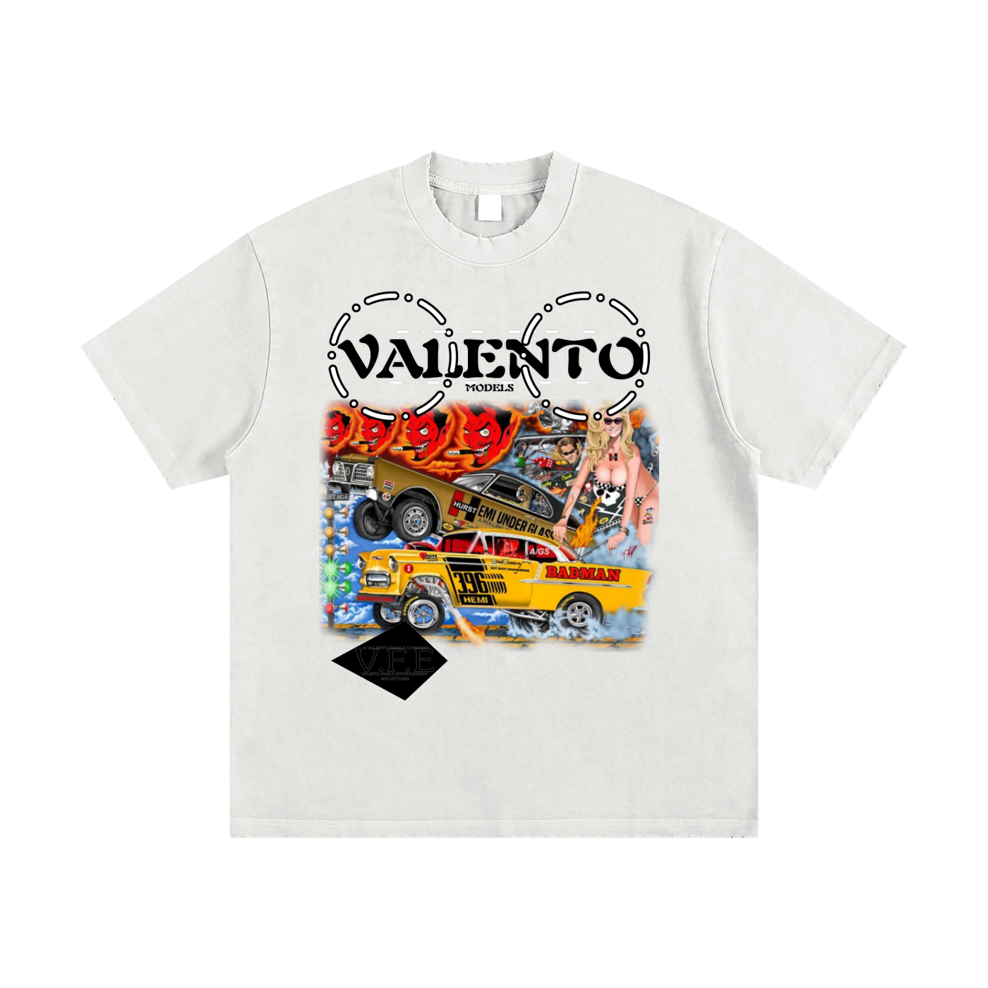 Heavyweight Vintage Washed Frayed T-Shirt