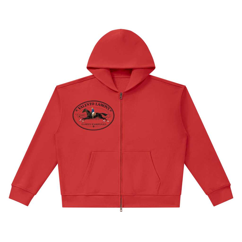 Unisex Heavyweight Full Zip Boxy Hoodie