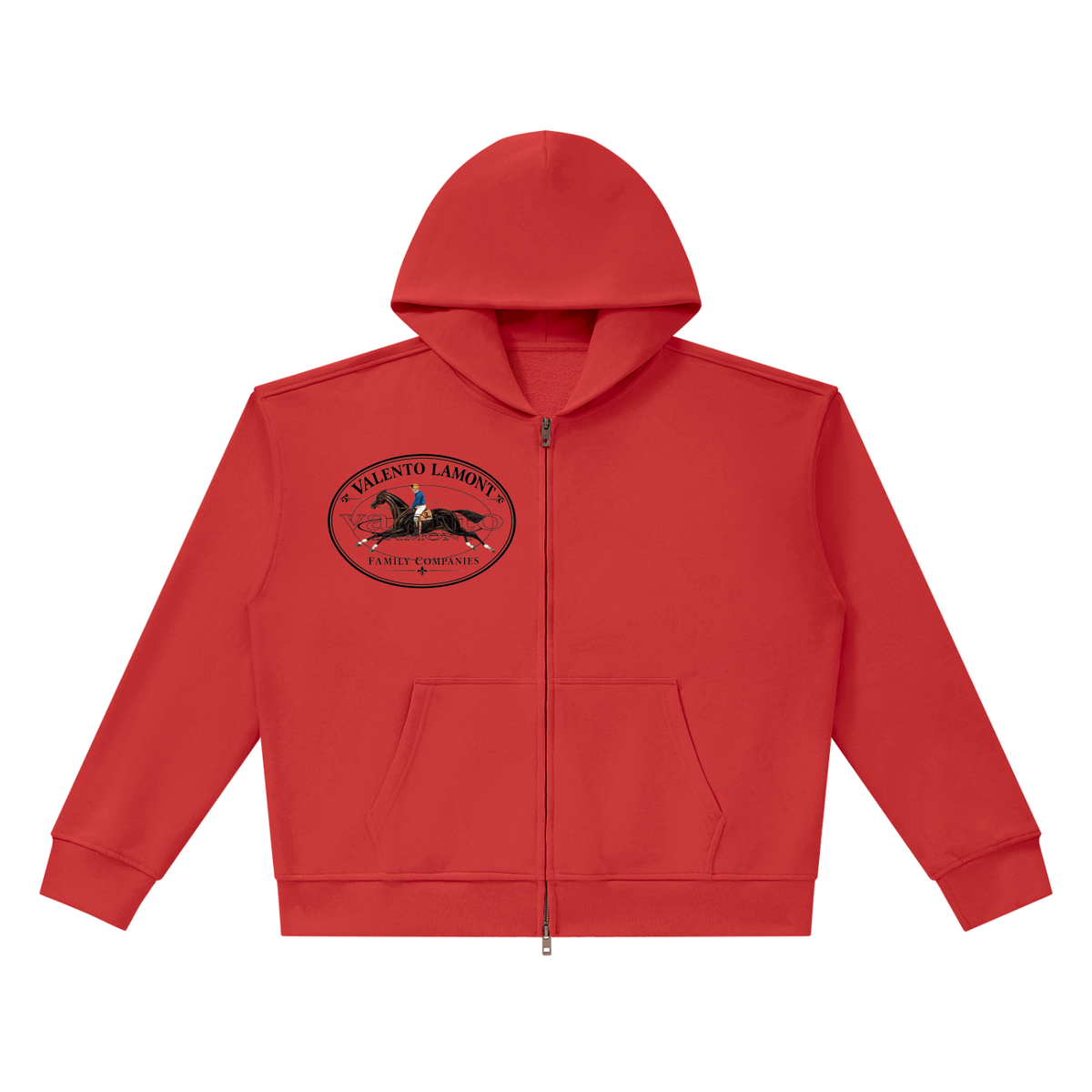 Unisex Heavyweight Full Zip Boxy Hoodie