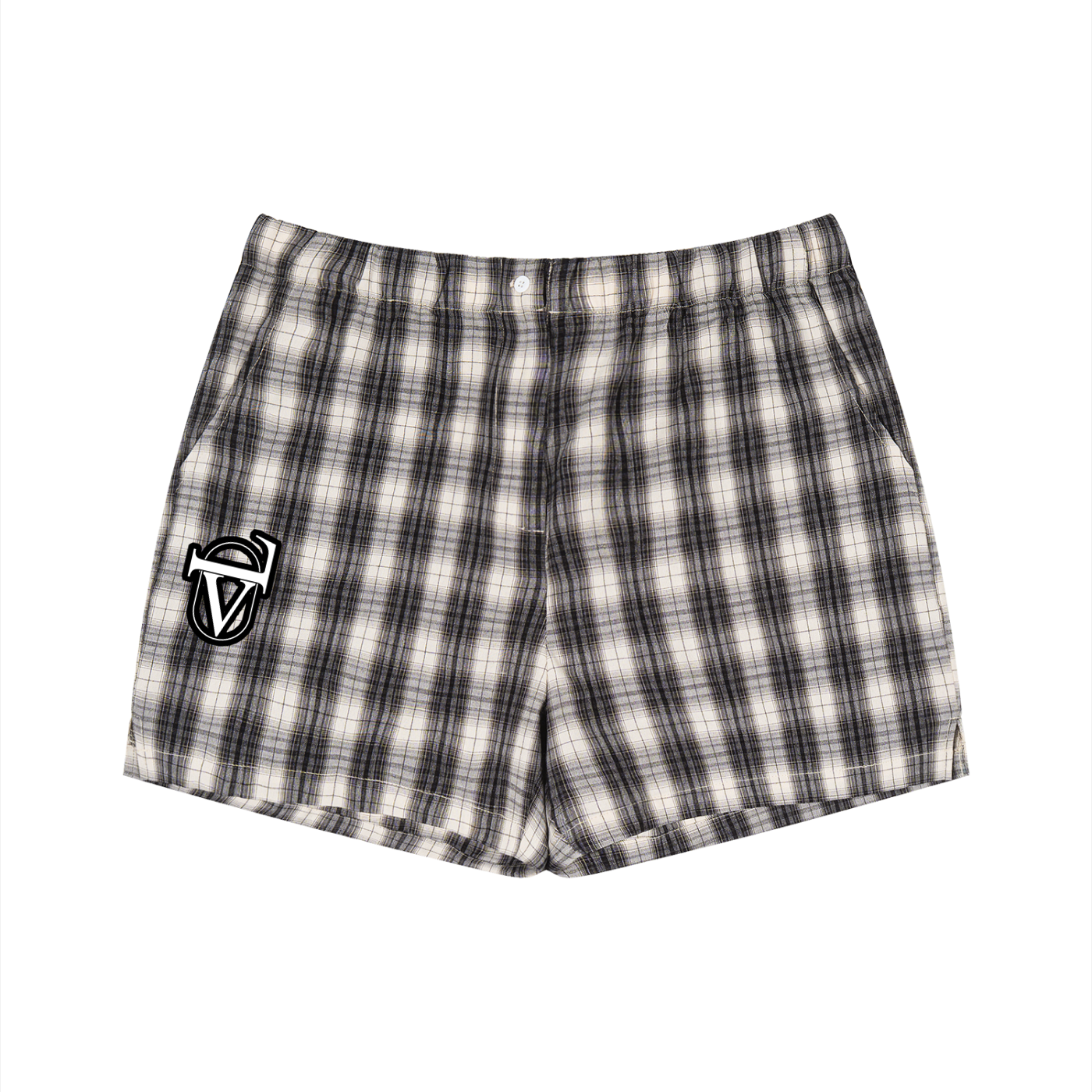 Unisex Plaid Shorts