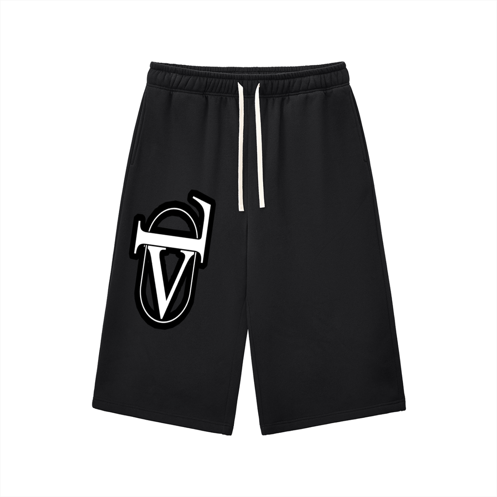 Relaxed Drawstring Three-quarter Sweatpants