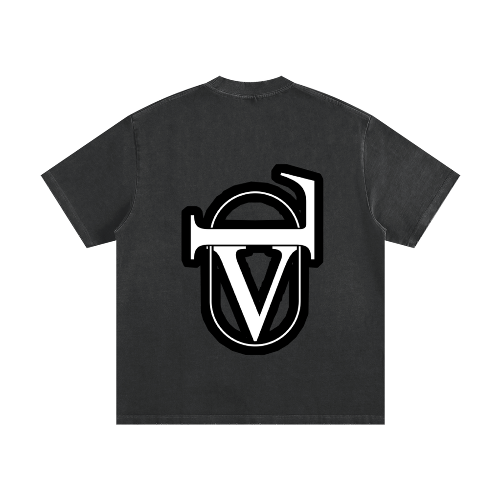 Heavyweight Vintage Washed Frayed T-Shirt