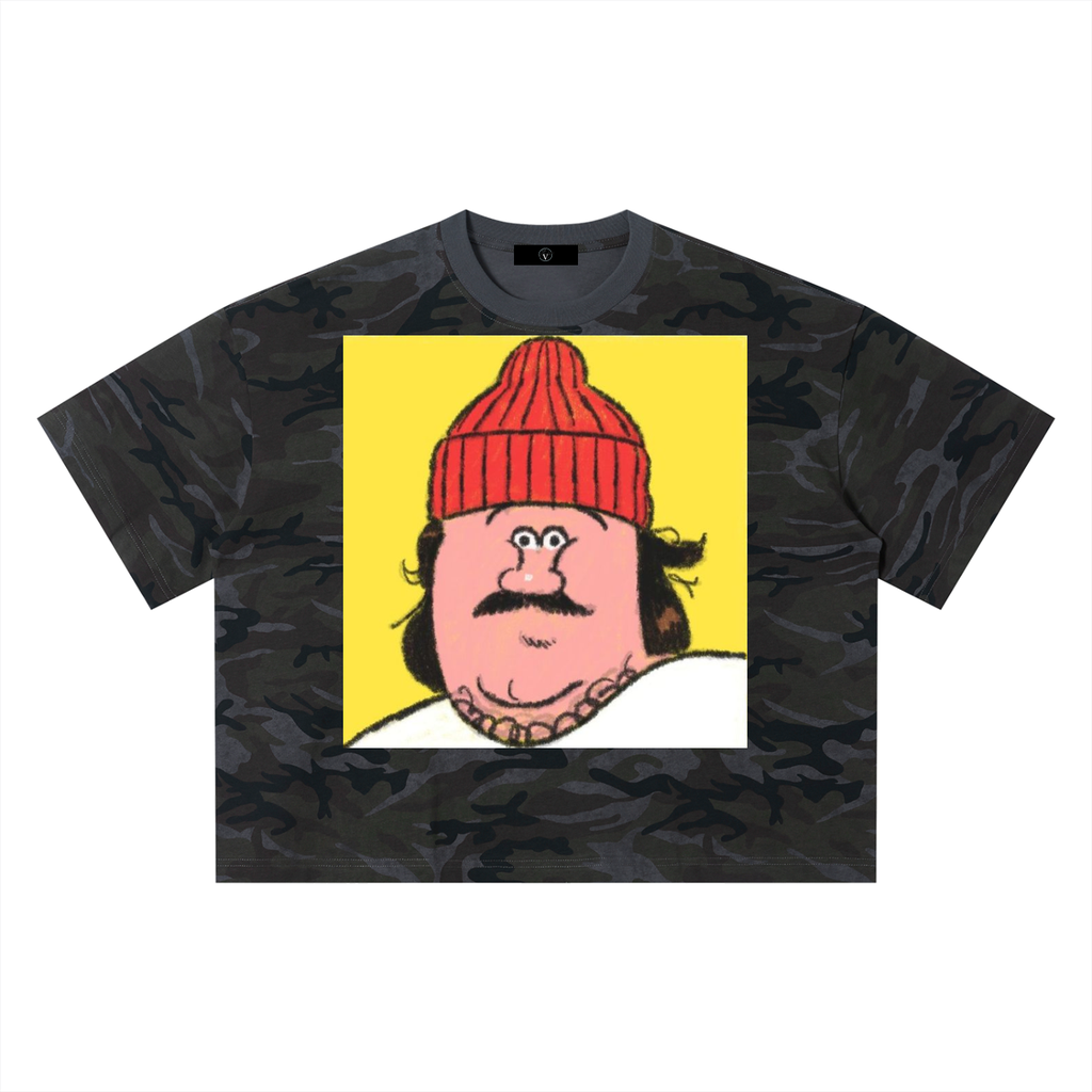 Unisex Camo Boxy T-Shirt