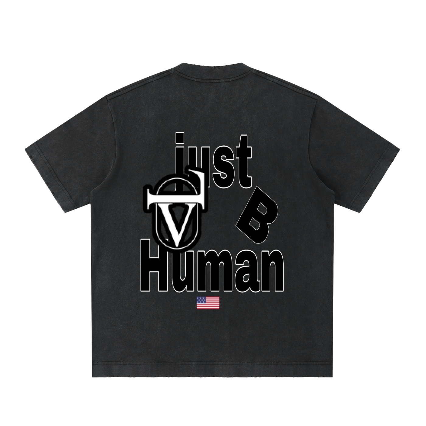 Heavyweight Vintage Washed Frayed T-Shirt