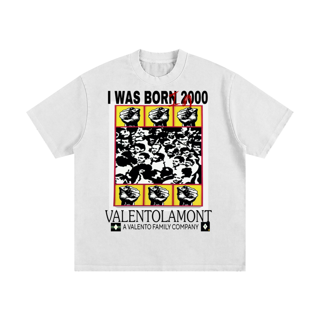 Heavyweight Vintage Washed Frayed T-Shirt