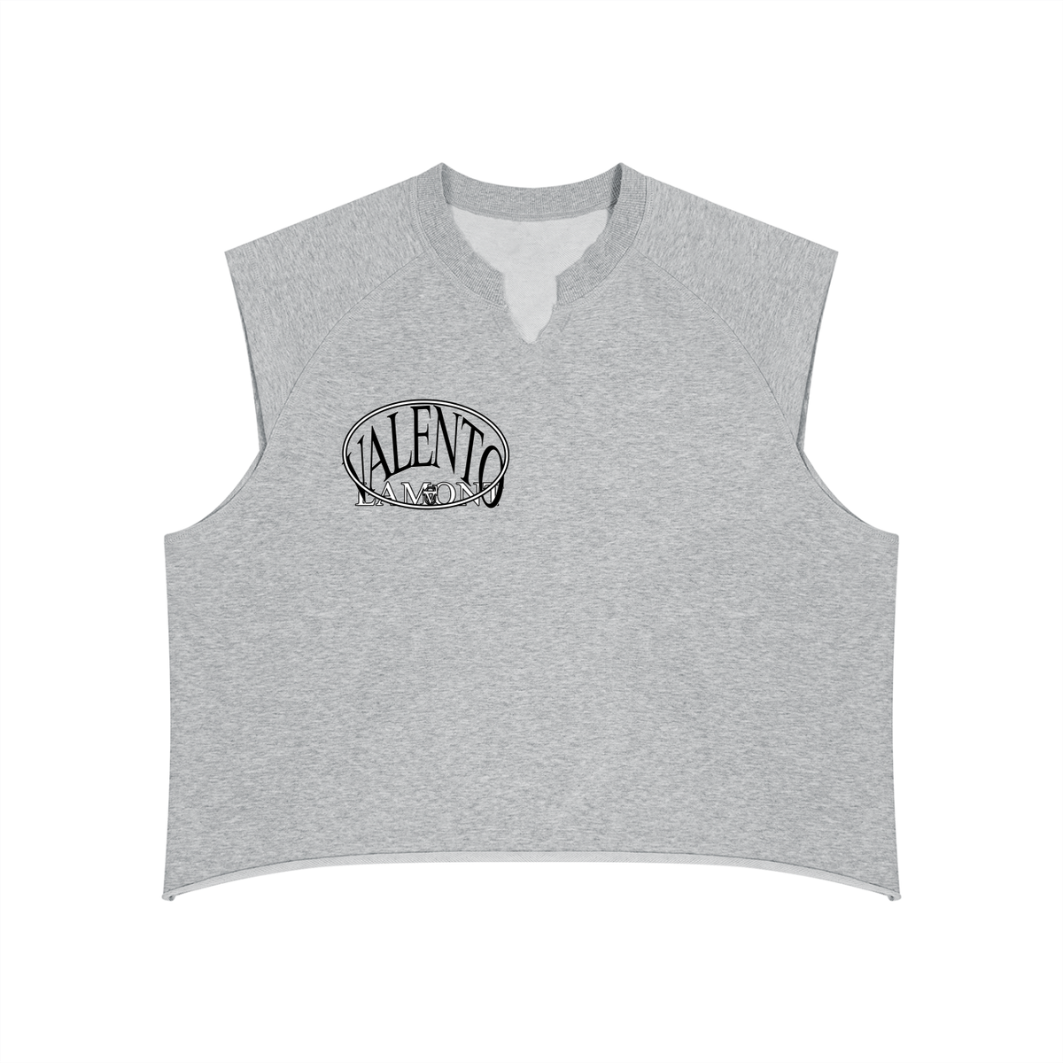 Men’s Boxy Raw Hem Tank Top