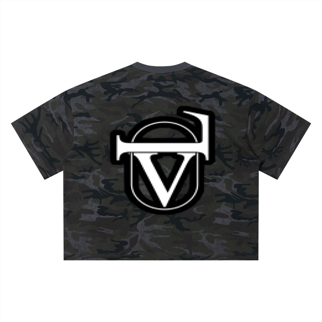 Unisex Camo Boxy T-Shirt
