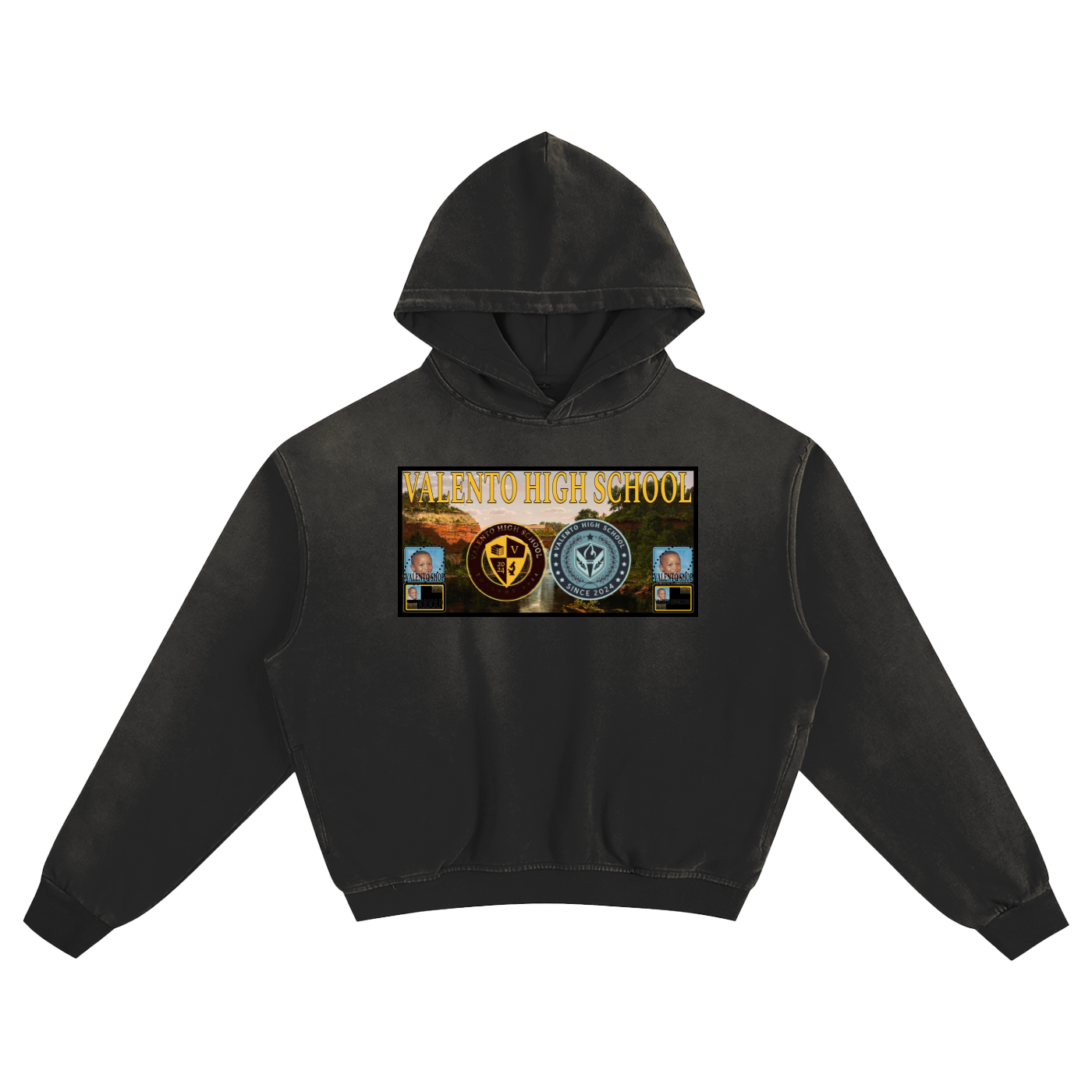 Sunfade Boxy Hoodie
