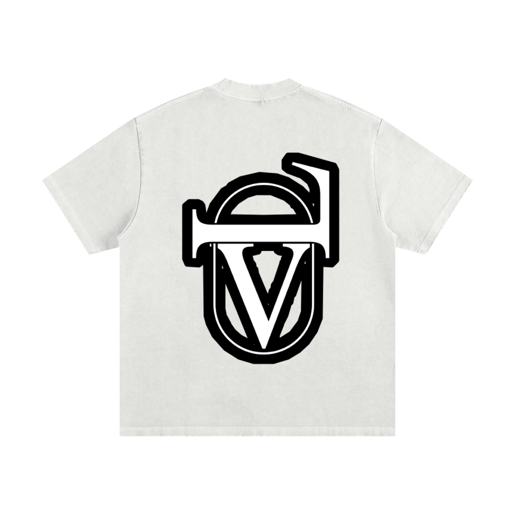 Heavyweight Vintage Washed Frayed T-Shirt