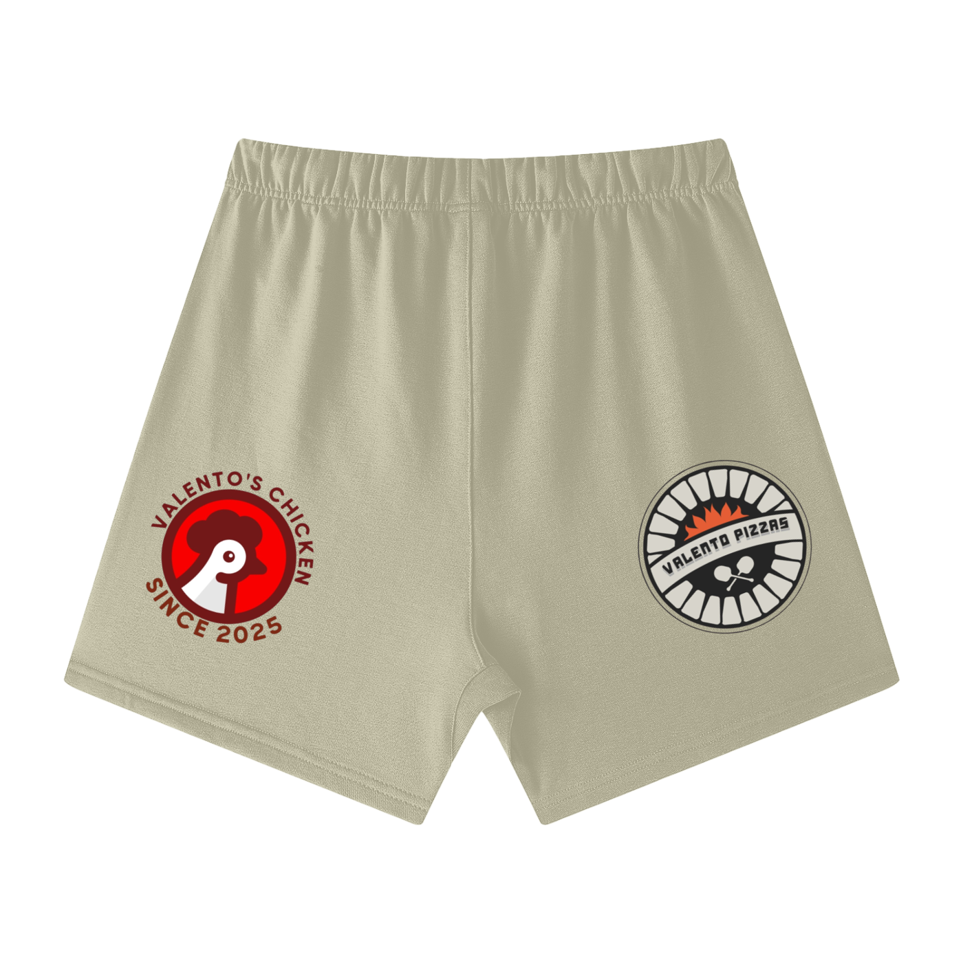 Unisex Earth Tone Loose Fit Cotton Shorts