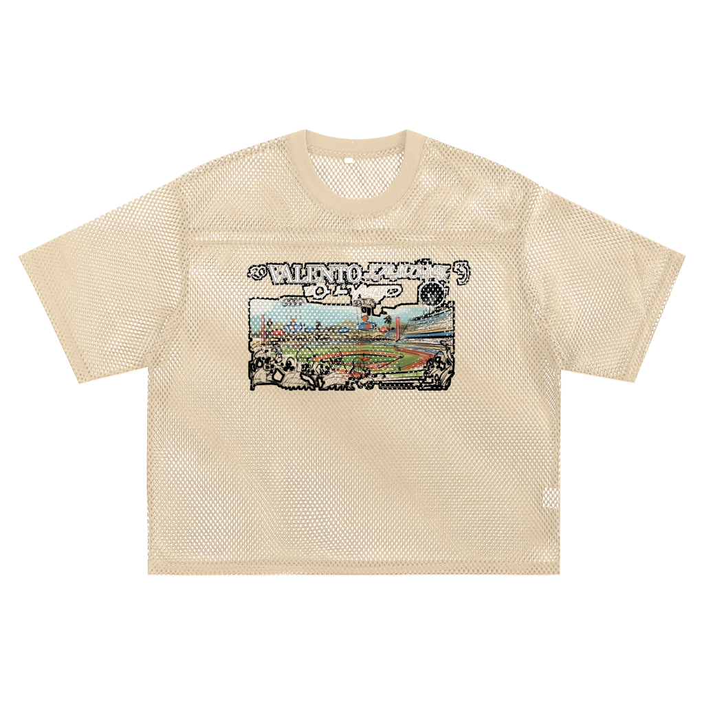 See-through Boxy Net T-shirt