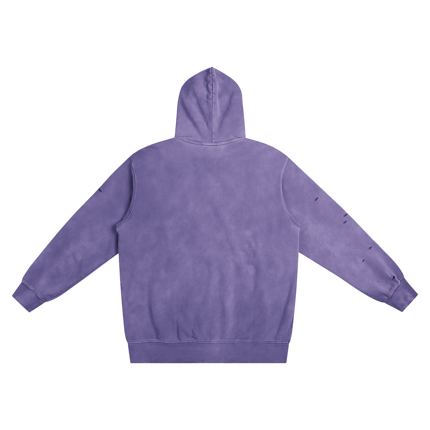 Heavyweight Pure Cotton Hand-Frayed Monkey Washed Hoodie