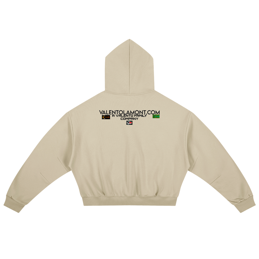 Essential Boxy Darted Sleeve Hoodie