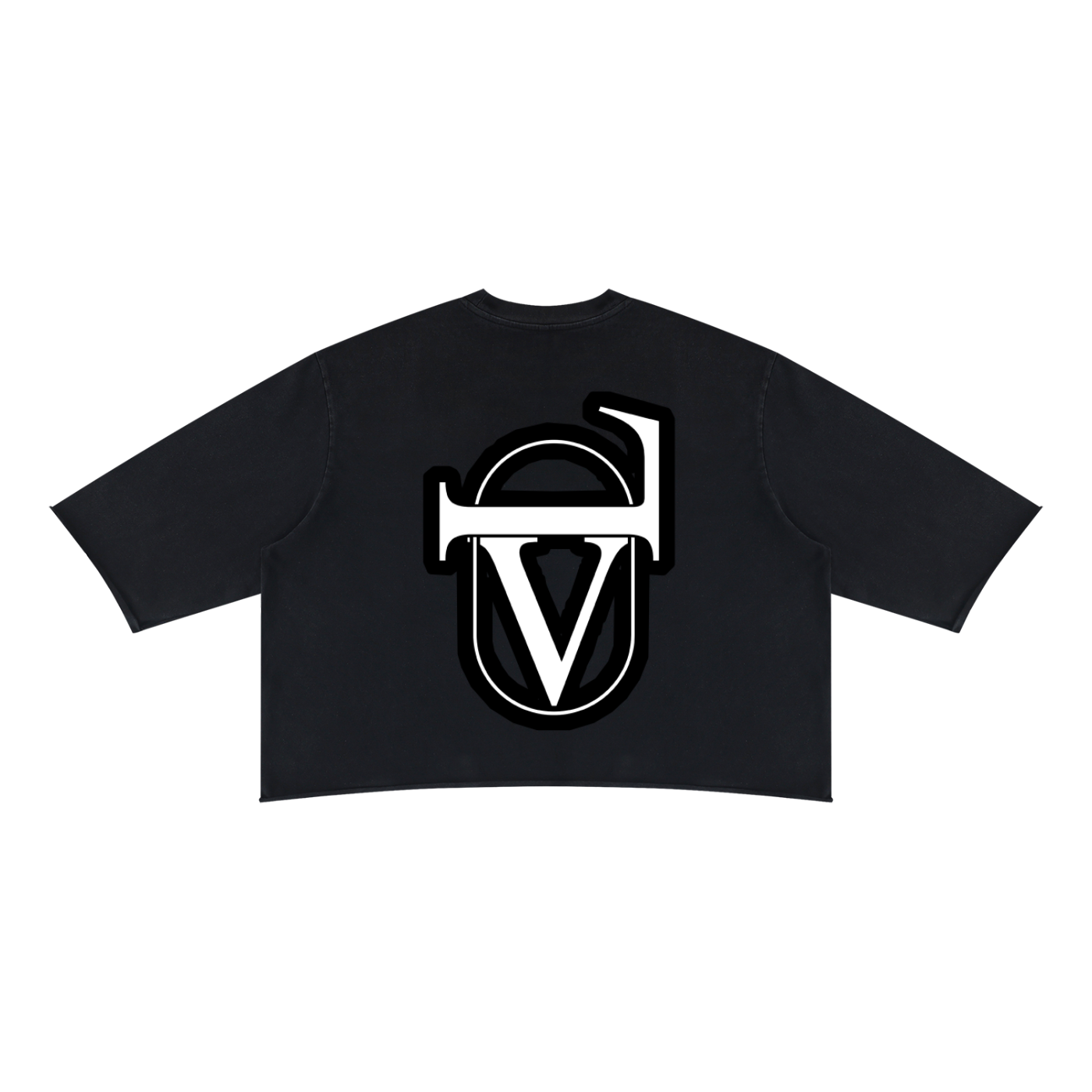 Unisex Mineral Wash Raw Hem Boxy T-Shirt