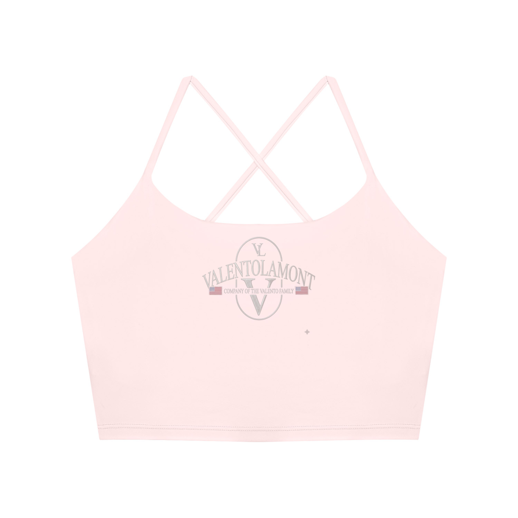 Women's Ruched Cropped Yoga Tank Top