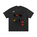 Heavyweight Vintage Washed Frayed T-Shirt