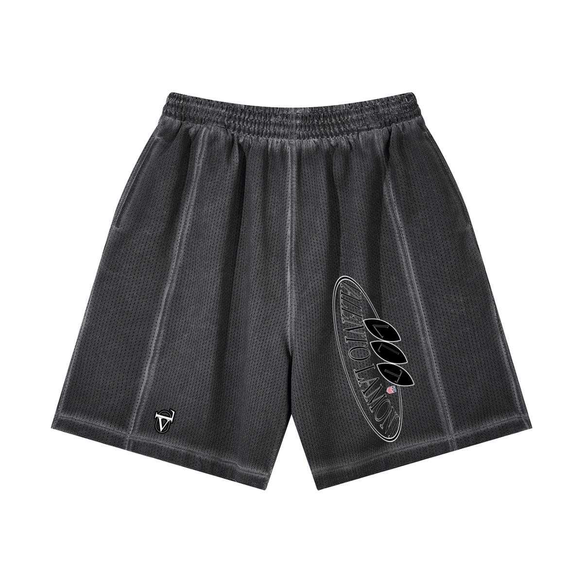 Unisex Vintage Wash Mesh Shorts