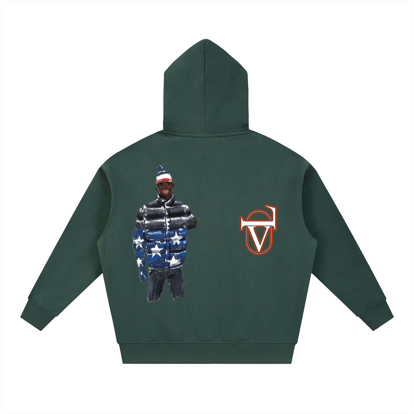 Essential Oversized Fleece Boxy Hoodie
