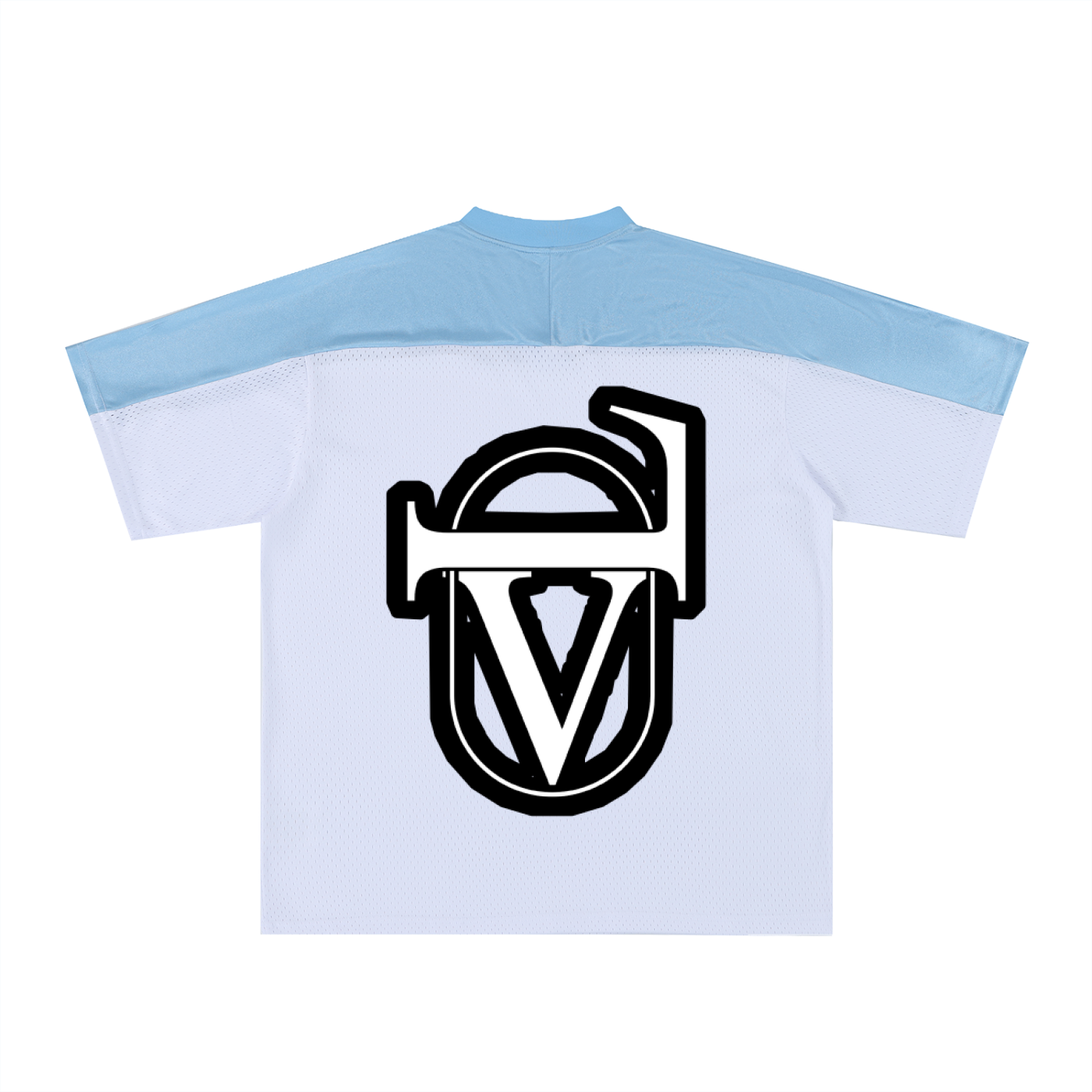 Oversized Mesh V-Neck Soccer Jersey