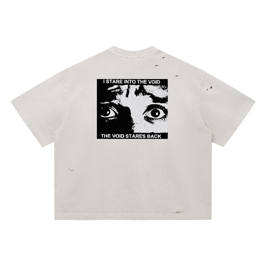 Vintage Washed Distressed Boxy Oversized T-Shirt