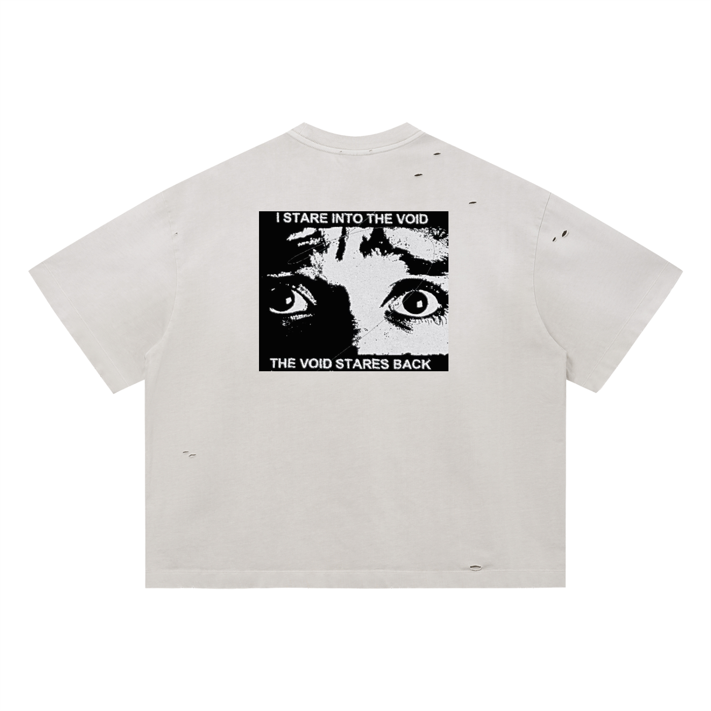 Vintage Washed Distressed Boxy Oversized T-Shirt