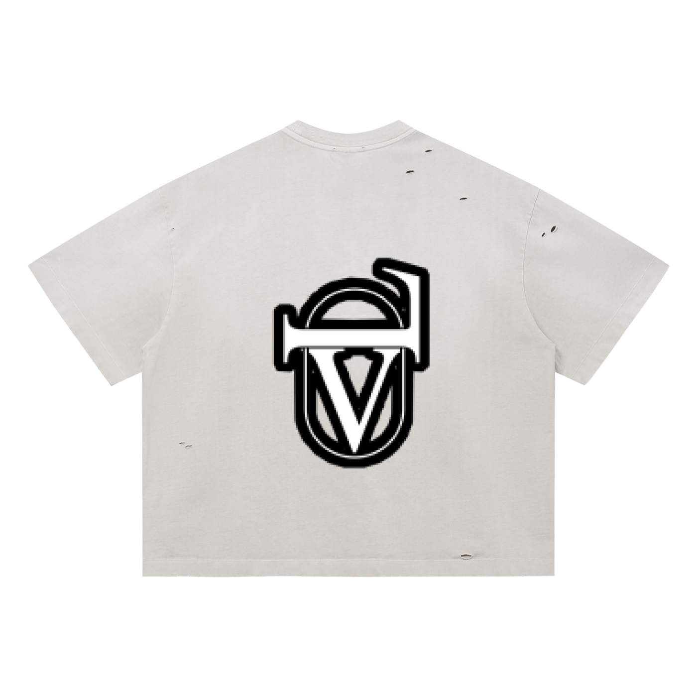 Vintage Washed Distressed Boxy Oversized T-Shirt