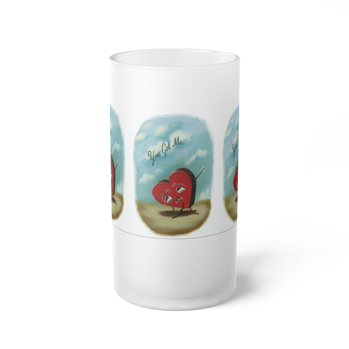 Frosted Glass Beer Mug