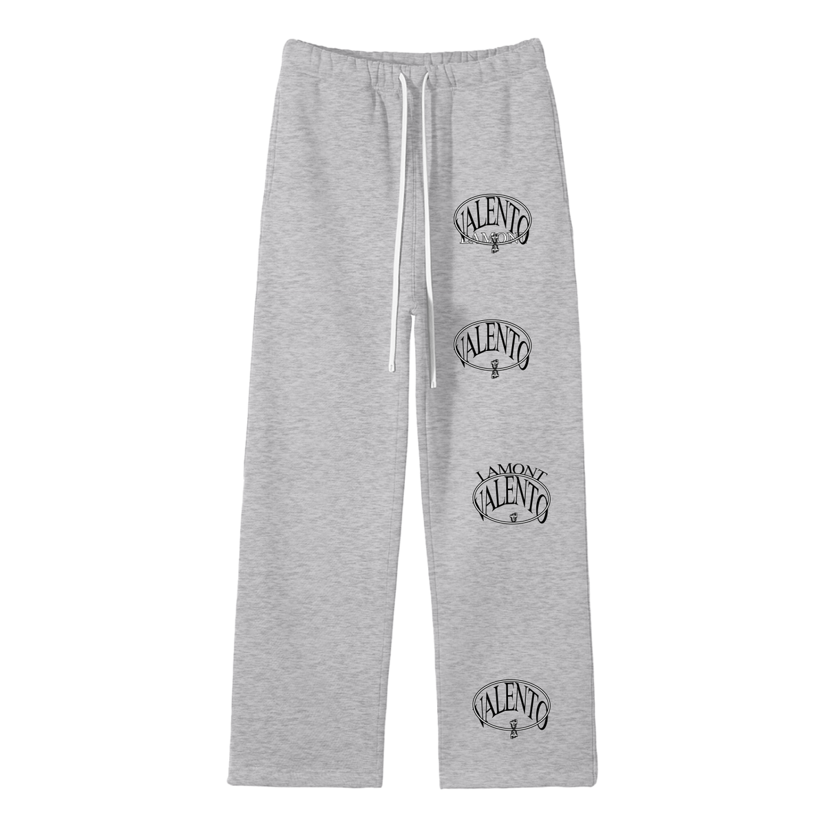 Unisex Solid Color Fleece Straight Leg Pants