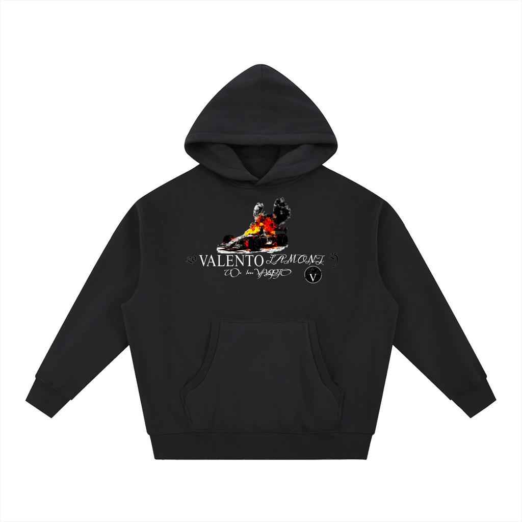 Essential Oversized Boxy Fit Fleece Hoodie