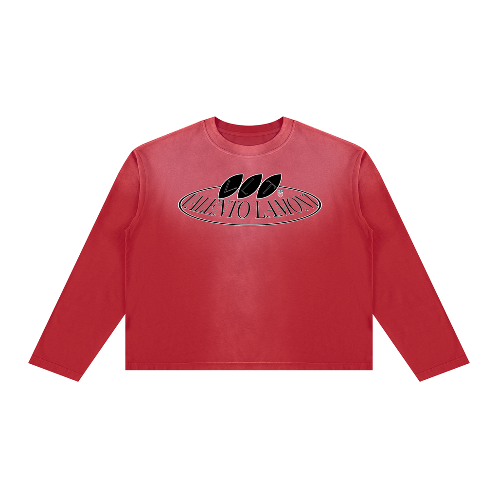 Unisex Sunfade Boxy Long Sleeve T-Shirt