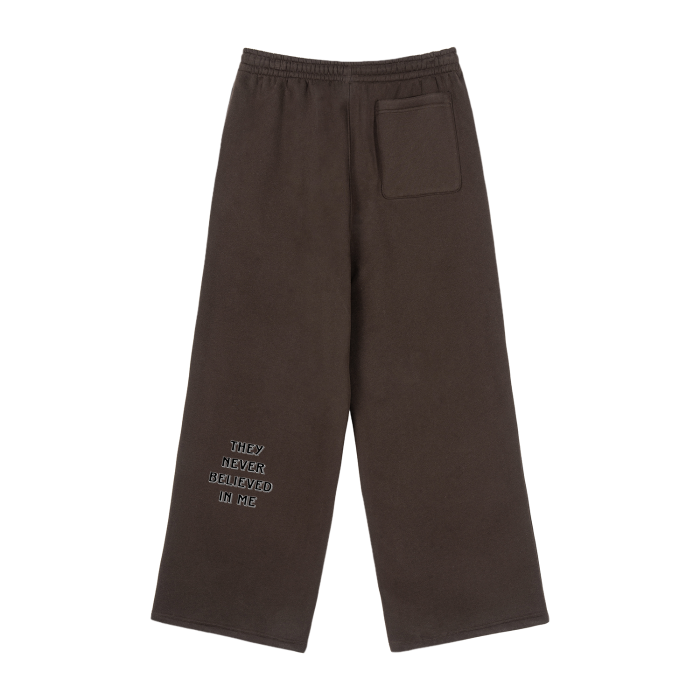 Fleece Drawstring Straight-Leg Sweatpants
