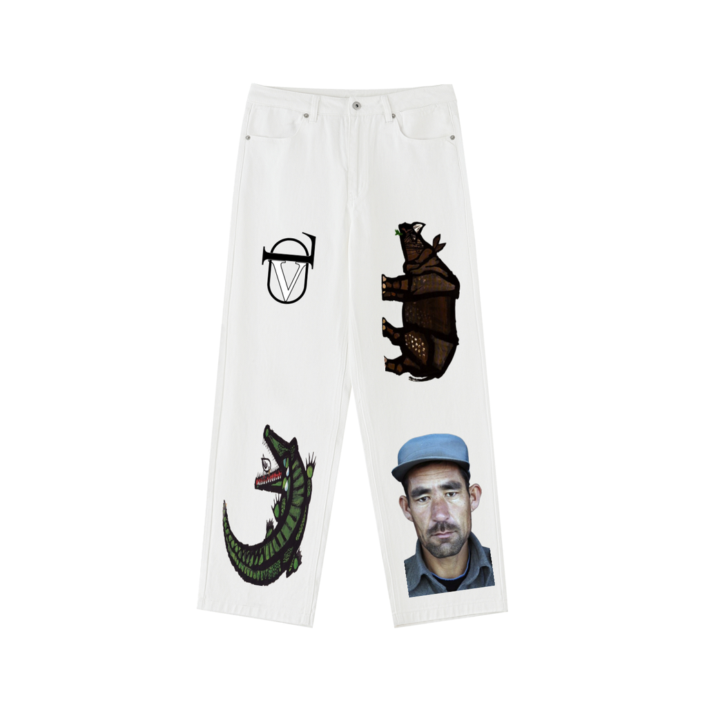 Heavyweight Cotton Straight-Leg Pants