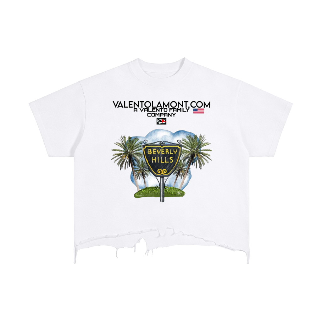 Vintage Wash Boxy Distressed Hem T-Shirt