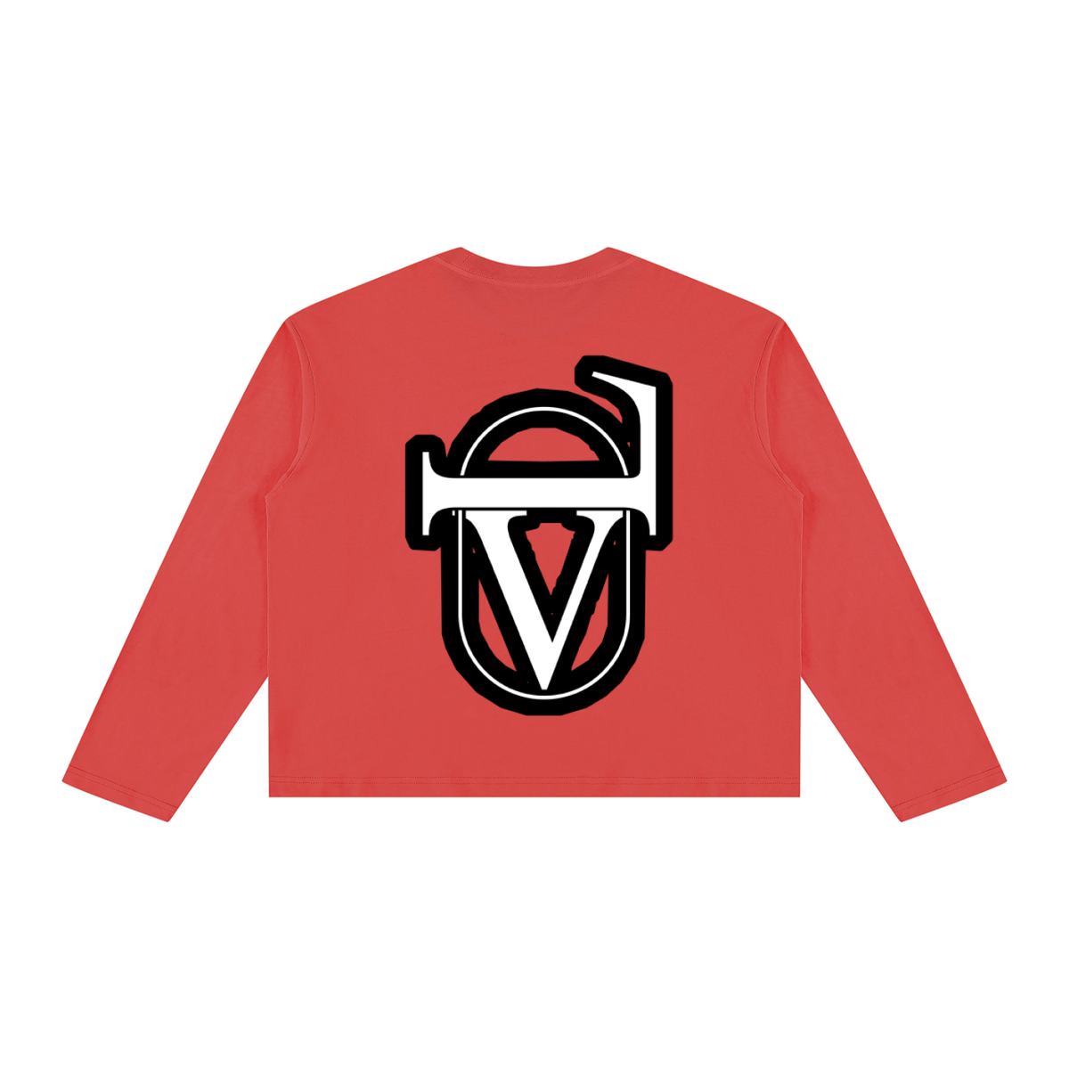 V Vintage Wash Long Sleeve Boxy T-Shirt