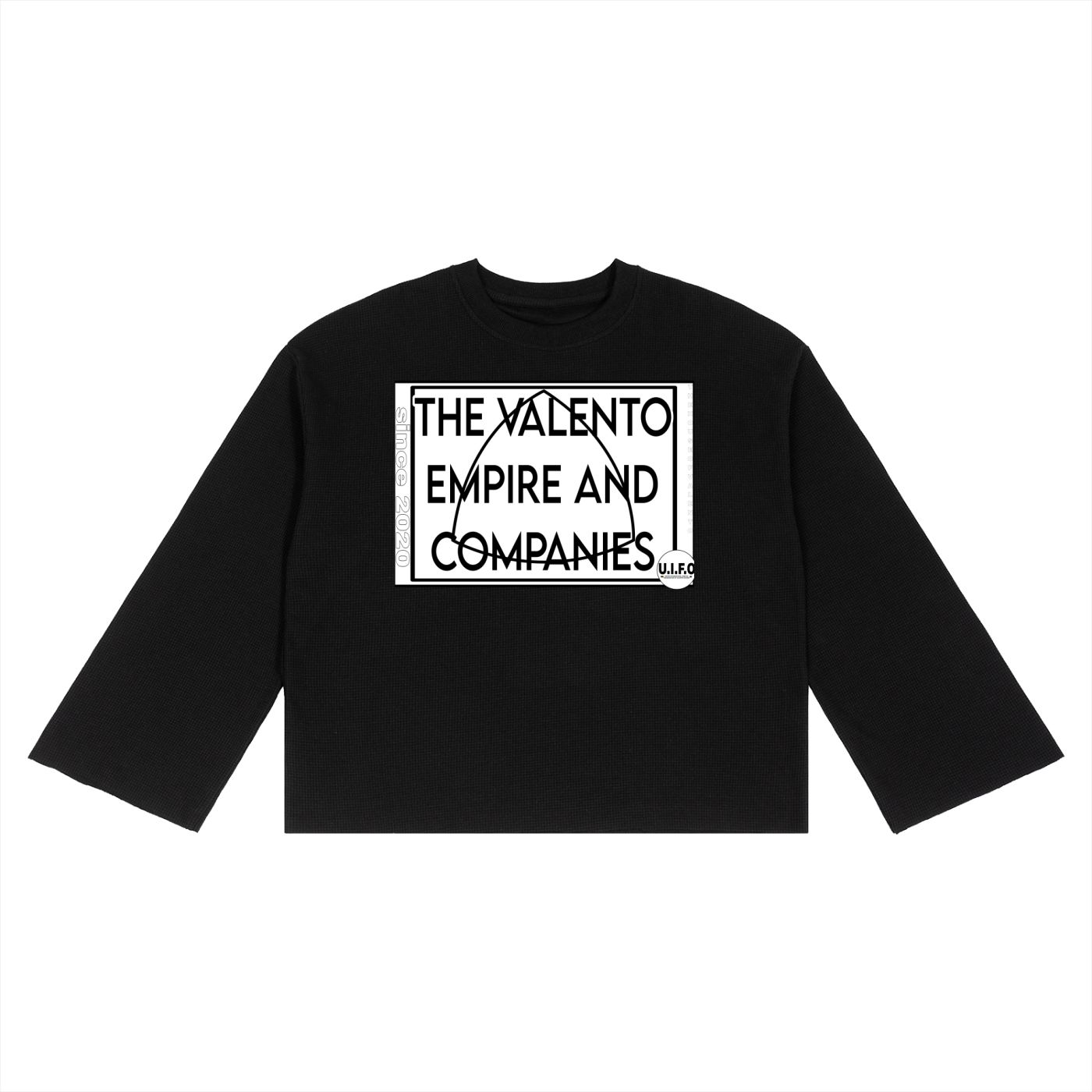 Unisex Waffle Raw Edge T-Shirt