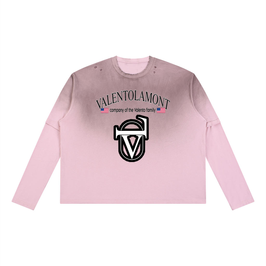 Unisex Vintage Wash Layered T-Shirt