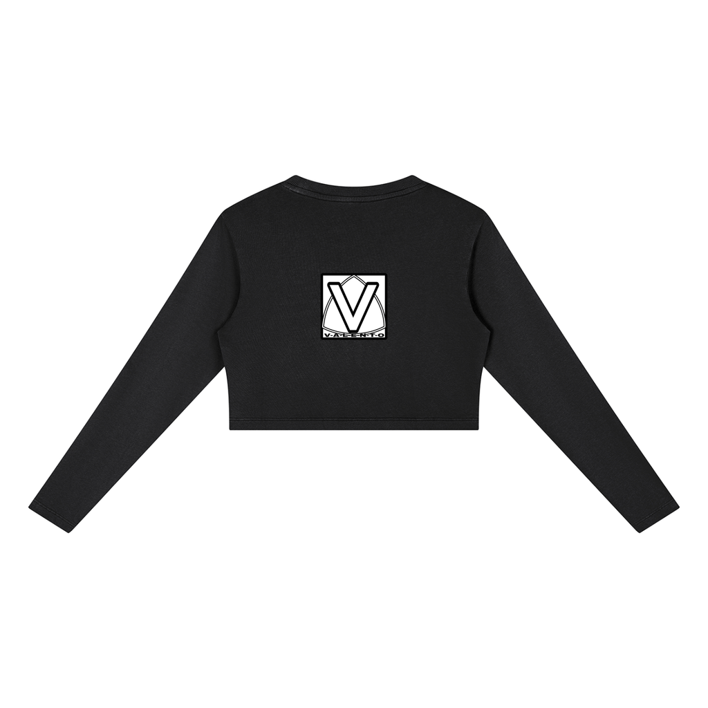 Women's Mineral Wash Crop Sweatshirt