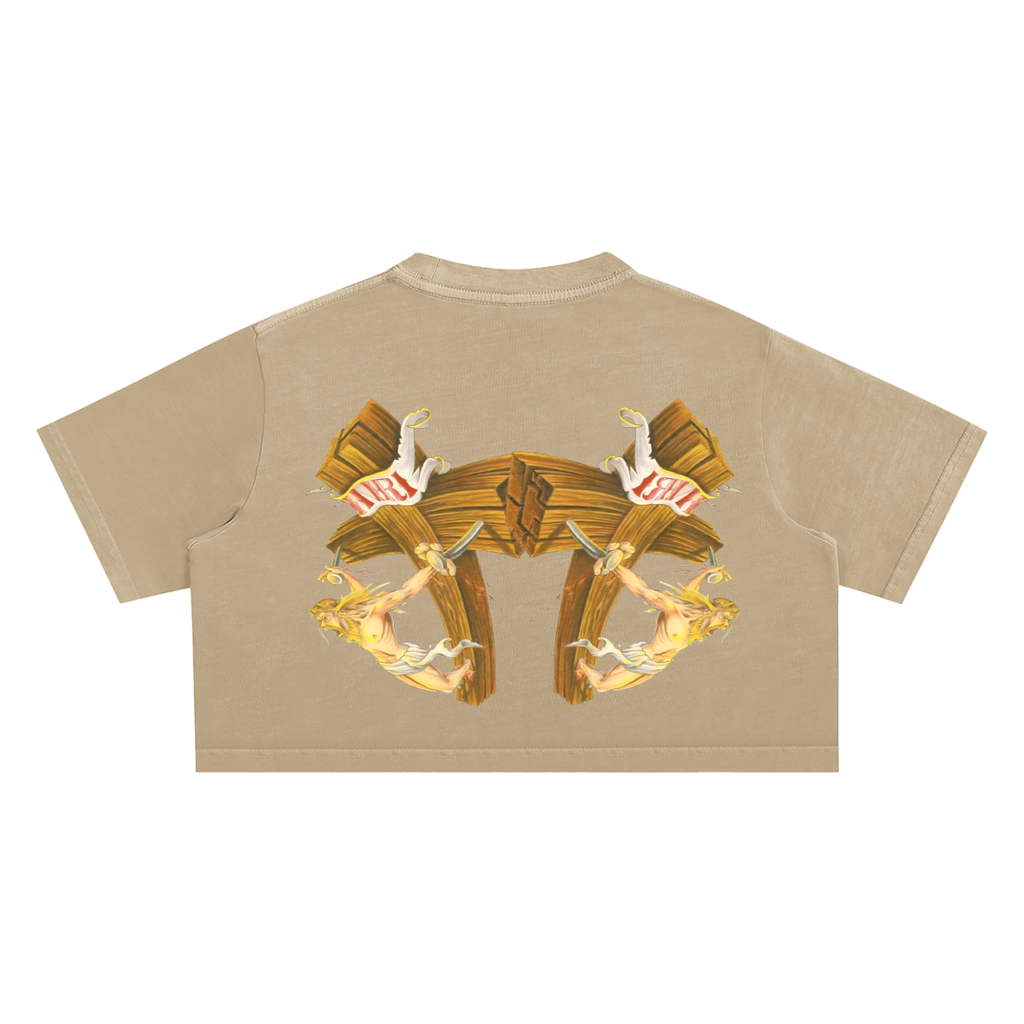 Snow Washed Crop Top