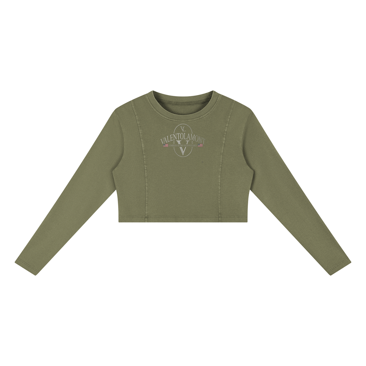 Women's Mineral Wash Crop Sweatshirt