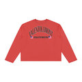V Vintage Wash Long Sleeve Boxy T-Shirt
