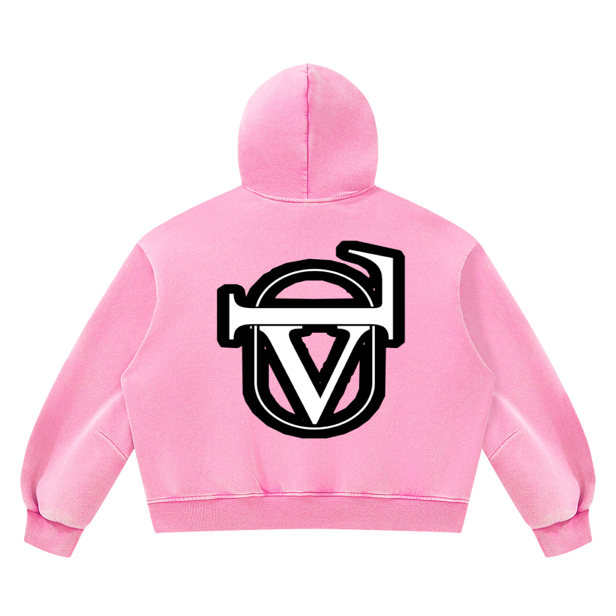 V Wash Boxy Fleece Hoodie
