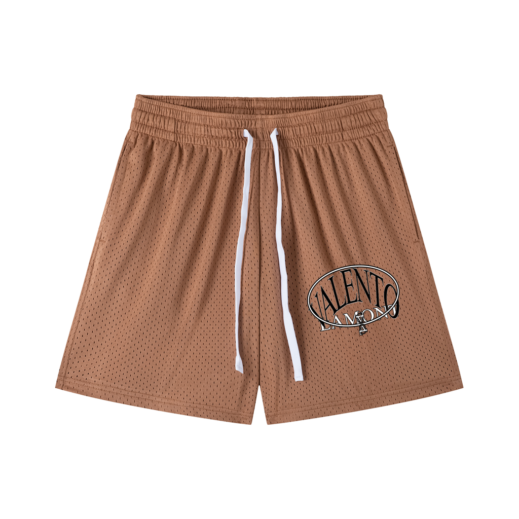 Mesh Drawstring Shorts