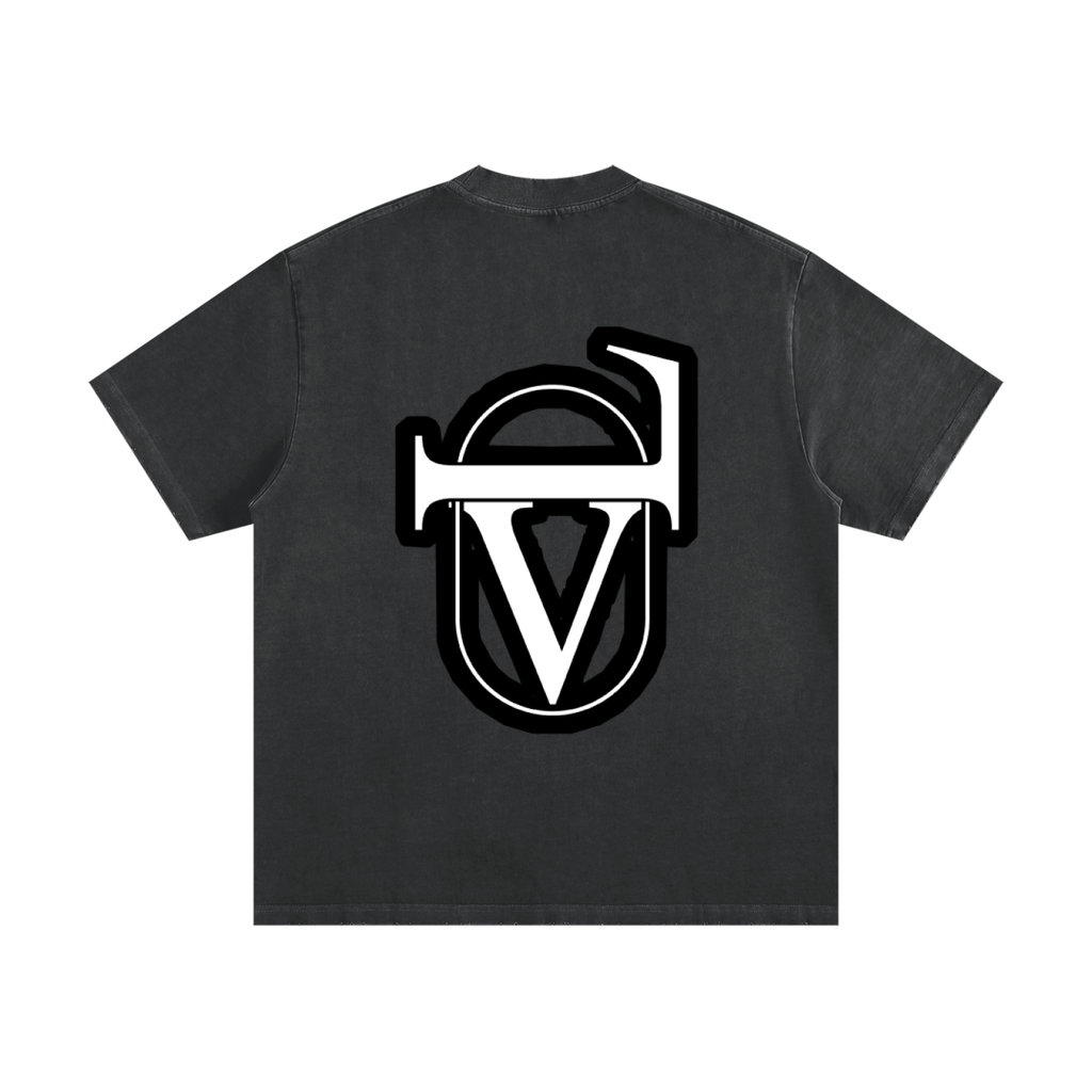 Heavyweight Vintage Washed Frayed T-Shirt