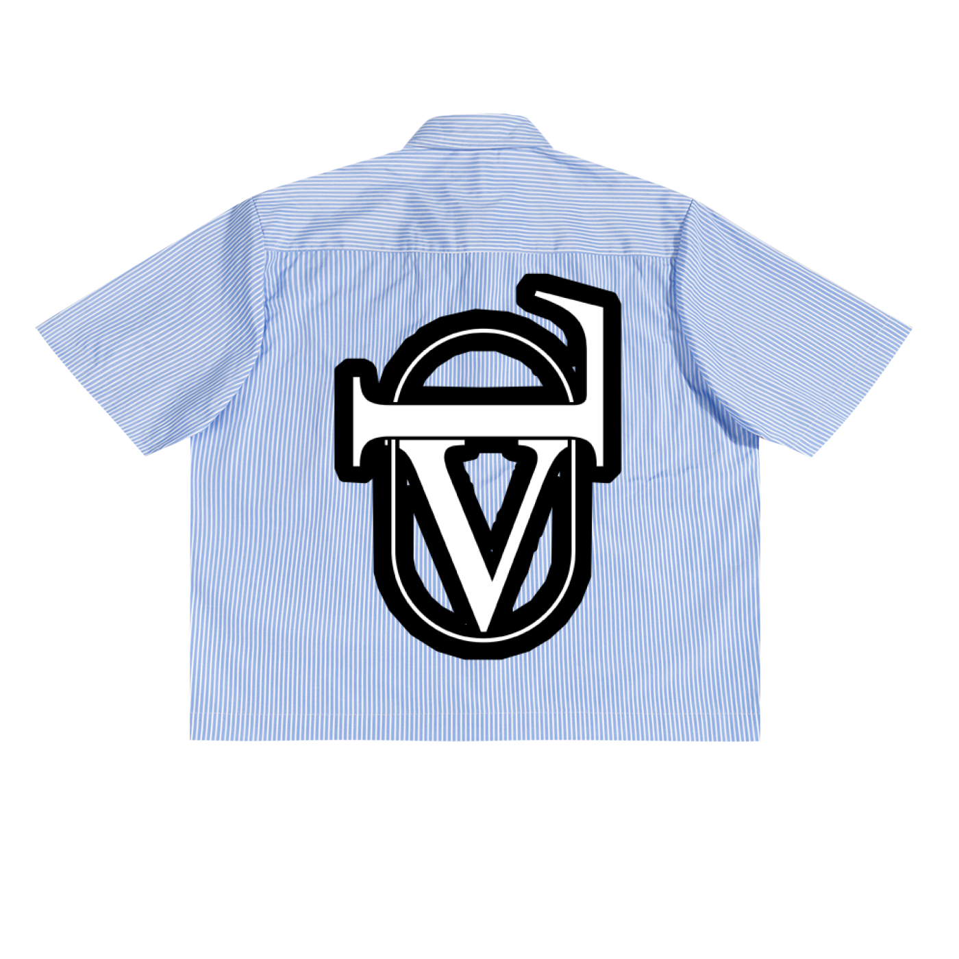 Oversized Vertical Stripe Boxy Shirt