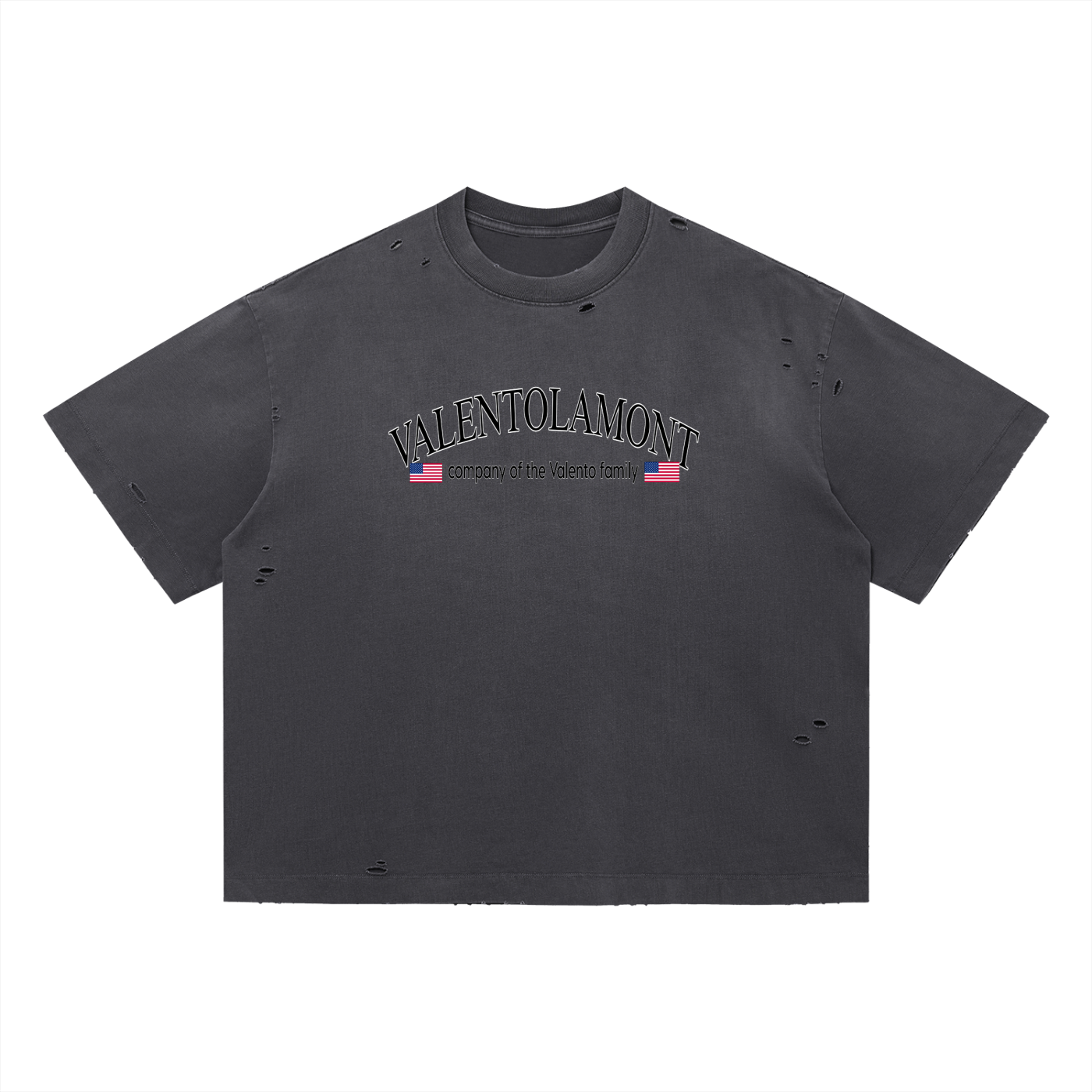 Vintage Washed Distressed Boxy Oversized T-Shirt